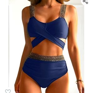 New Woman's 2xl Eomenie 2pc wrap around bikini